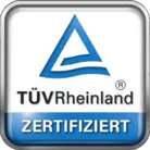 TÜV Rheinland zertifiziert